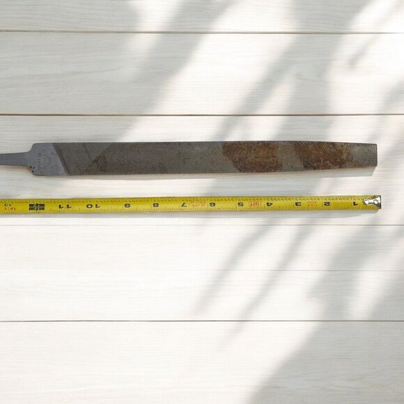 Grobet USA 14" Double Cut Half Round File - Picture 1 of 8